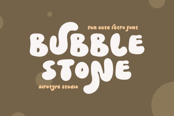 Bubble Stone: A Playful Font for Bold Campaigns