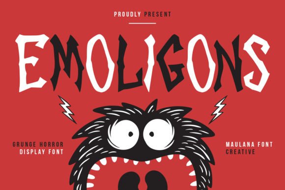 Emoligons: A Display Font for Bold Visual Statements