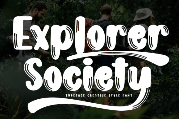 Explorer Society Font for Digital Marketing