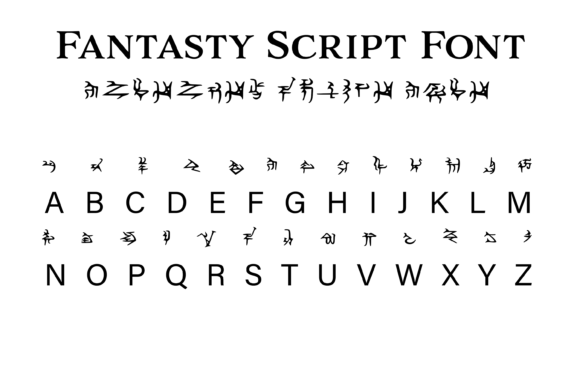 Fantasy Script 3 for Editorial Design