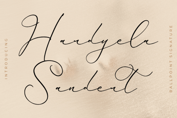 Hardyela Sandert: A Modern Script for Polished Web Design