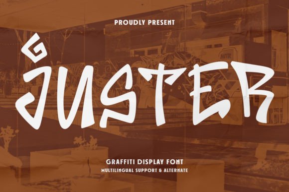 Juster Graffiti Font for Handmade Creations
