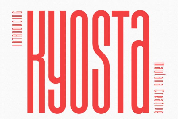 Kyosta: A Modern Sans Serif for Bold Branding