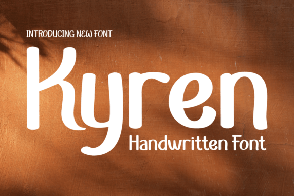 Kyren Font: Elevating Campaign Creativity with Handwritten Elegance