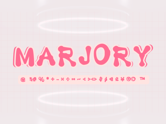 Marjory: A Playful Retro Sans Serif for Handmade Brands