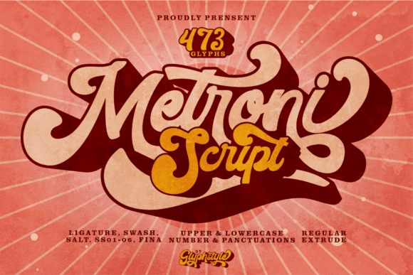Metroni: A Retro-Inspired Display Font for Modern Marketing