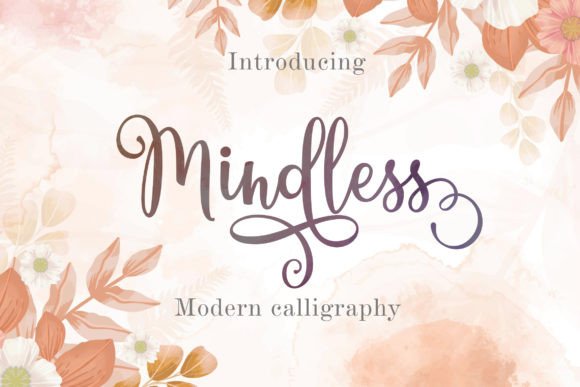 Mindless Script Font for Handmade Creations