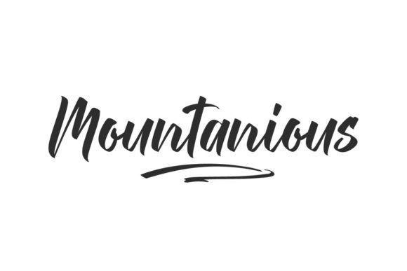 Mountanious: A Script Font That Elevates Web Design
