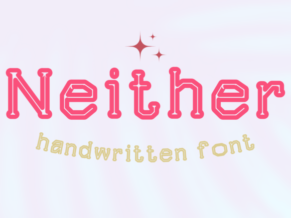 Neither: The Whimsical Display Typeface That Elevates Campaign Creativity