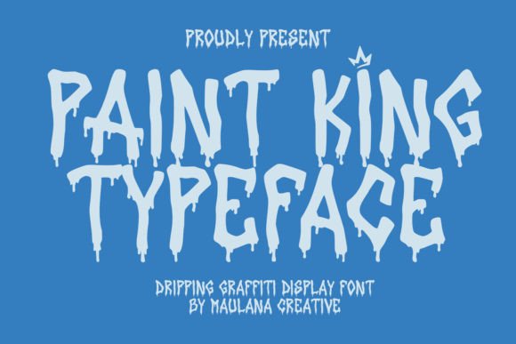 Paint King: A Bold Display Font for Editorial Design
