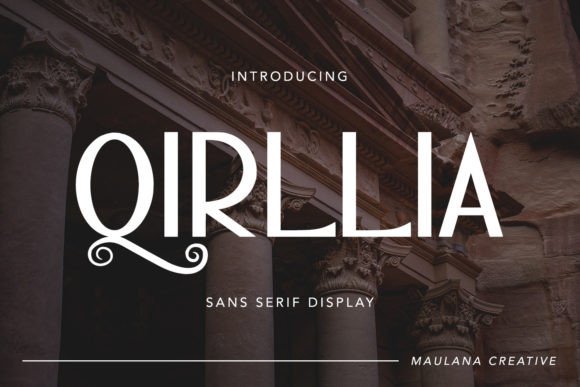 Qirllia: A Modern Sans Serif Font for Editorial Design