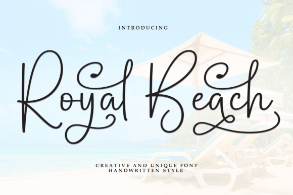 Royal Beach Font for Web Design