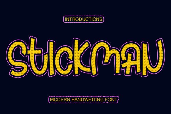Stickman: A Sweet Handwritten Script Font for Branding Projects