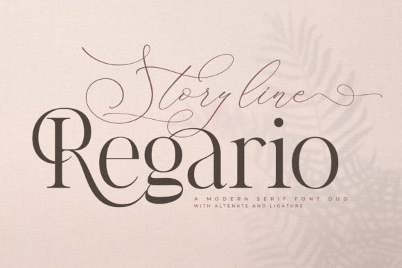 Storyline Regario: A Serif Font for Timeless Editorial Design