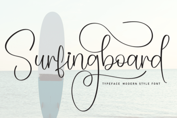 Surfingboard Font for Handmade Creations