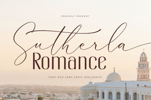 Sutherla Romance Font for Elegant Campaign Design