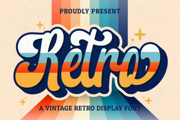 Testing Retro Script in a Creative Portfolio Design
